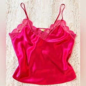 💗 Vintage Victoria’s Secret Y2K Lace Cami Going Out Lingerie Top | Size Large